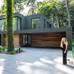 Moderne Livraison Rapide Solution Complète Villa de Luxe à Deux Étages Entièrement Préfabriquée en Ciment et Béton Préfabriqué <span class=keywords><strong>Maison</strong></span> Modulaire - Product Image 1