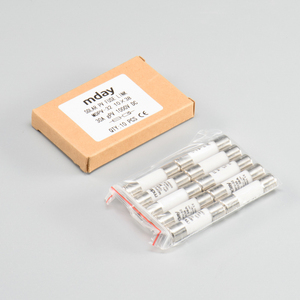 وصلة فتيل Mday أسطوانية سلسلة فتيل 10x38 15 فولت بطارية سيراميك منخفضة الجهد dc الصمامات - Product Image 5