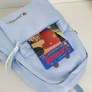 Zaino carino gatto azzurro-borsa da viaggio scuola Casual alla moda per adolescenti donne - Product Image 3