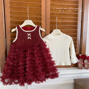 Vestido de Princesa de Encaje de Alta Calidad para Niña, Vestido de Princesa de Ensueño con Estrellas Brillantes, Vestido de Fiesta para Niñas - Product Image 5