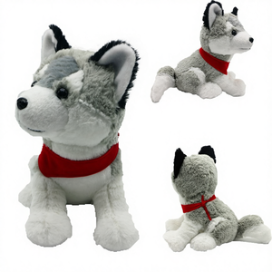 Peluche Animale Husky Creativo Nuovo 11-30cm in Cotone PP Imbottito per Bambini 7-14 Anni - Product Image 1