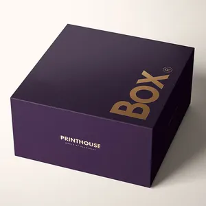 Роскошные Складные Картонные подарочные коробки с логотипом на заказ