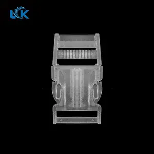 Transparent Side Release Plastic Buckle 25mm Clear Quick Release Buckle 1 Inch For Webbing Belt Strap