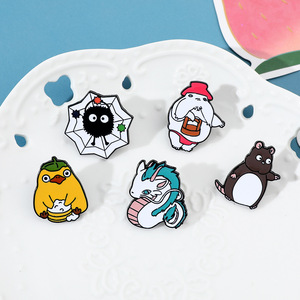Classic Studio Ghibli Brooch Cartoon Anime Alloy Badge Gift <strong>Spirited</strong> Away Enamel Pin - Product Image 2