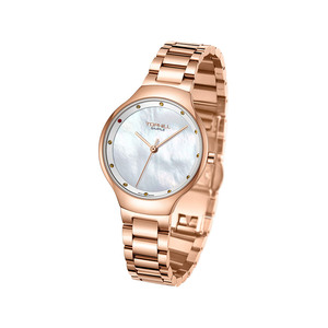 Orologio al Quarzo <span class=keywords><strong>di</strong></span> Marca Top <span class=keywords><strong>di</strong></span> Gamma, Elegante Orologio <span class=keywords><strong>da</strong></span> Polso <span class=keywords><strong>da</strong></span> <span class=keywords><strong>Donna</strong></span> per Affari, in Acciaio Inossidabile 316L, Orologio <span class=keywords><strong>di</strong></span> Lusso per Signora - Product Image 2