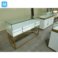 Présentoir de boutique en bois personnalisé pour bijouterie présentoir verrouillable présentoir de bijouterie en verre vitrine de comptoir