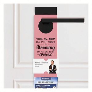 Porte-documents en carton personnalisés pour le marché immobilier, idéaux pour les prospectus d'agents, les étiquettes et les sachets de graines - Product Image 1