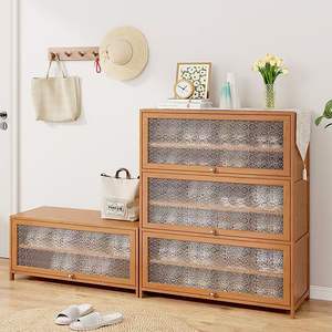 Zapatero Integrado para Entrada, Gran Capacidad, Ultra Delgado, Ahorra Espacio, Zapatero Abatible para Recibidor - Product Image 1