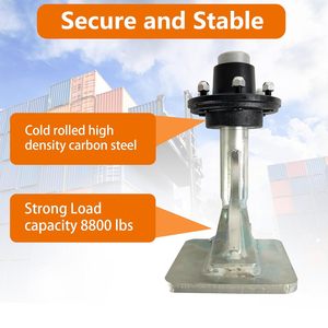 Hoàn toàn lắp ráp Heavy Duty vận chuyển container bánh xe trục Jack Kit Tie xuống di chuyển chế tạo dịch vụ cho 20ft 40ft container - Product Image 5