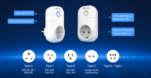 Ws523 lorawan thông minh ổ cắm di động cho giám sát và kiểm soát của các thiết bị điện văn phòng thông minh - Product Image 2
