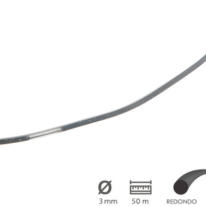 Filo Professionale Rotondo in Nylon/Alluminio O/ 3.0 mm. Dispenser da 50 metri - Product Image 3