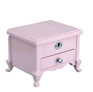 Boîte à musique en bois rose pour enfants, design personnalisé, nouvelle création, ballerine sur pied - Product Image 1