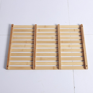 Bamboo <b>Storage</b> <b>Tray</b> 59x38cm Rectangle Kitchen Food Use Single Tier Customizable - Product Image 5