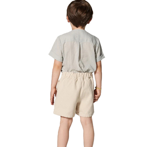 <span class=keywords><strong>Short</strong></span> en coton et <span class=keywords><strong>lin</strong></span> pour garçon, nouveau modèle tendance, meilleure vente, ceinture élastique confortable, 2020 - Product Image 2