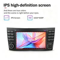 Autoradio Android 7 pouces pour tableau de bord de Mercedes-Benz Classe E W211, Android Auto sans fil, CarPlay intégré, WiFi, MP3, écran tactile