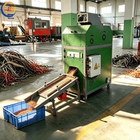 Machine de recyclage des fils électriques usagés, machine de fabrication de granulés de cuivre