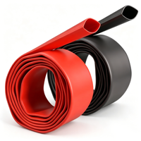 Farbiger Niedrigtemperatur-Feuerbeständiger Polyolefin-Schrumpfschlauch PE-Schrumpfschlauch PVC-Schrumpfschlauch