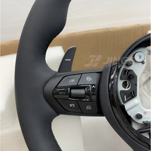 Volant en cuir durable de haute qualité compatible avec BMW E90 E91 E92 F10 F11 F20 F21 F30 F32 F20 F22 F23 F48 E64 M3 <span class=keywords><strong>M5</strong></span> Série <span class=keywords><strong>E</strong></span> - Product Image 2