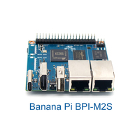 Le BPI-M2S Banana Pi d'origine est conçu avec la puce Amlogic A311D/S922x et prend en charge 2 ports LAN Gigabit 4 Go de RAM 16 Go EMMC