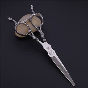 กรรไกรซอยผม Elite 6.0 นิ้ว สแตนเลสสตีล 440C ปลายทู่ ด้ามยาว สำหรับช่างทำผม - Product Image 4