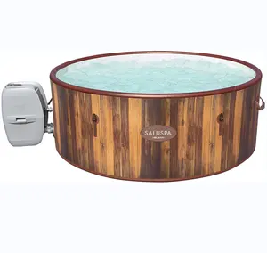 Beliebte aufblasbare Whirlpools 6 Personen runde Form Outdoor-Whirlpools Massage 4 Personen Garten Freizeit Spa Whirlpool aufblasbar