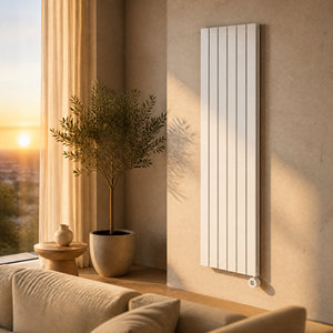 <span class=keywords><strong>Radiateur</strong></span> électrique mural blanc avec écran LCD thermostatique pour salon et maison - Product Image 1