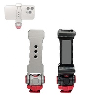Vente directe d'usine tête de trépied chaussures froides en alliage d'aluminium téléphone pince support support téléphone support pince