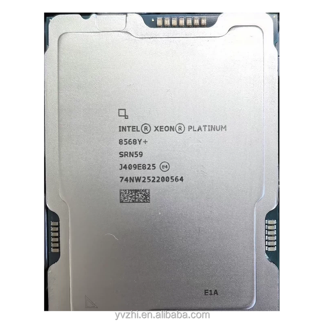 For Xeon Platinum 8568Y 48-Core 4GHz LGA4677 12nm Server CPU with Virtualization Supported