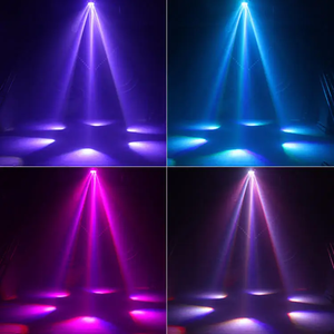 Thiết kế mới nhất mới đến 6x15W dẫn RGBW Bee Eye chùm 150mW Laser màu xanh lá cây di chuyển đầu đèn - Product Image 6