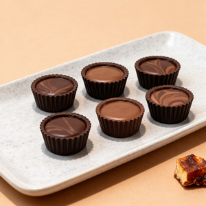 Copa de <span class=keywords><strong>Chocolate</strong></span> <span class=keywords><strong>con</strong></span> Lava <span class=keywords><strong>Caramelo</strong></span>, Postre Dulce Premium para Regalo - Product Image 3