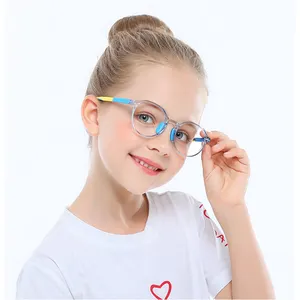 패션 광학 안경 프레임 어린이 푸른 빛 필터 컴퓨터 게임 안경 블로킹 2021 유니섹스