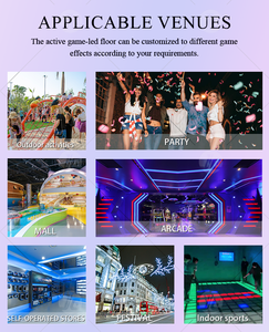 Nouveauté, best-seller, décoration de salle de jeux interactive LED d'intérieur avec des jeux de 3 à 8 minutes, en aluminium et ABS, pour plusieurs personnes - Product Image 6