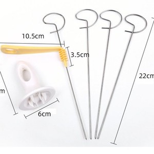 Nhà Máy 3 chuỗi xoay khoai tây Slicer thép không gỉ + nhựa nhãn hiệu lốc xoáy khoai tây Slicer xoắn ốc khoai tây tháp cắt - Product Image 5