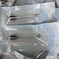 Cartouches en verre écologiques de 3 ml et 4 ml pour la vente en gros de bananes, flacons-cassettes avec couvercle en aluminium et bouchon en caoutchouc, scellage durable pour la peau
