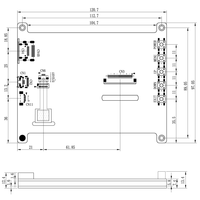 Écran LCD TFT 5 pouces 800x480 pour Raspberry Pi, module d'affichage tactile avec port HD-MI pour Raspberry Pi 5