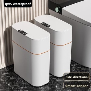 Poubelle à capteur intelligent pour la salle de bain à domicile Toilette électrique entièrement automatique murale dédiée avec couvercle Désodorisation Gap - Product Image 3