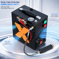 Compresseur d'air portable 12V, pompe de gonflage pour plongée sous-marine, pompe à air électrique en alliage d'aluminium pour sports nautiques