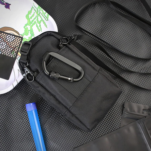 Fabricant OEM ODM de sacs anti-odeurs, pochettes anti-odeurs testées par des chiens, mini sacs bandoulière pour le rangement en voyage (noir) - Product Image 2