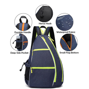 Sac à dos de pickleball réversible, sac à bandoulière pour raquette de tennis, sport pour hommes et femmes - Product Image 3