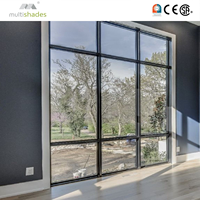 Sistema de Ventanas Fijas de Aluminio con Doble Acristalamiento Templado, Resistentes a Huracanes y con Rotura de Puente Térmico NFRC para Proyectos Comerciales en EE. UU.
