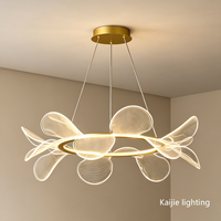 Luminaire suspendu LED moderne minimaliste, unique, élégant et créatif pour salle à manger, chambre à coucher, salon