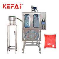 Machine d'emballage automatique KEFAI pour liquides (œufs, lait) en sacs/poches de 25 kg, prix compétitif, aseptique, CE, 1-20L