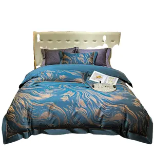 Set di biancheria da letto in poliestere 100% Super morbido e personalizzato in fabbrica Set copripiumino stampato