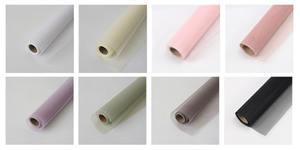 Bouquet de fleurs en fil doux et léger, visage de brume coréenne, emballage en <span class=keywords><strong>gaze</strong></span> doublé de matériel de fleuriste en <span class=keywords><strong>gaze</strong></span> - Product Image 5