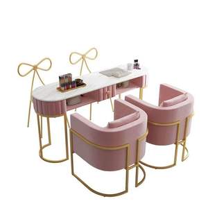 Nuevo Conjunto de Mesa y Silla de Manicura, Mesa de Uñas Multifuncional, Muebles de Salón de Belleza - Product Image 3