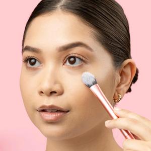 Juego de Brochas de Maquillaje Cosmético con Cerdas Sintéticas Perfectas para Delinear los Dedos, con Punta Cónica para Iluminar y Disimular - Product Image 6