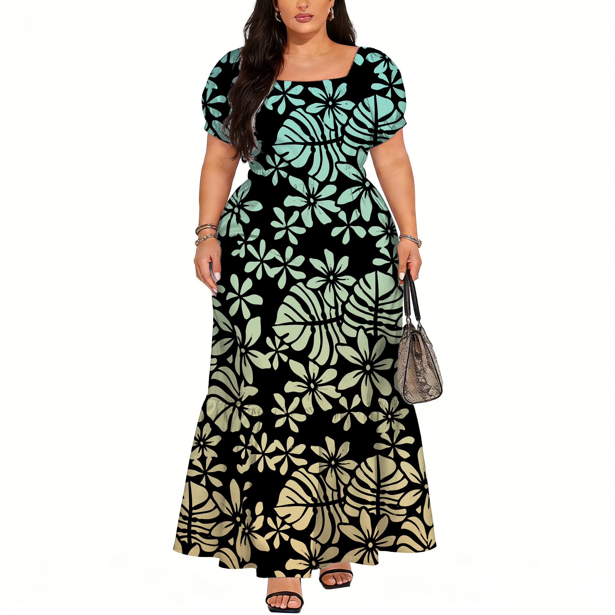 knee length dresses for ladies Peace and Love Bamboo Cap Sleeve Swirly Girl Dress Sweet Bamboo