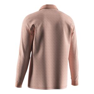 Polo de rugby d'été à manches longues surdimensionné de haute qualité avec fermeture éclair, col montant brodé, idéal pour la sublimation - Product Image 4