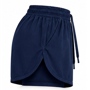 Pantalones Cortos Deportivos para Mujer, Corte Regular, Secado Rápido, Transpirables, Ecológicos, de Poliéster/Algodón, para Yoga, Correr, Casuales, con Cintura Elástica - Product Image 5