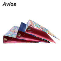 Carpeta de Anillas de Cartón para Oficina de 3 Pulgadas, Carpeta Multicapa de Colores, Organizador de Documentos y Recibos, Carpeta de 3 Anillas